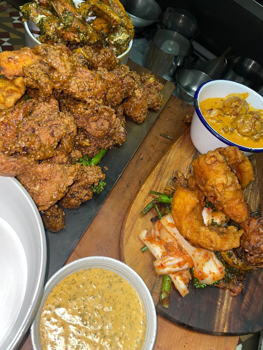Wings and sides